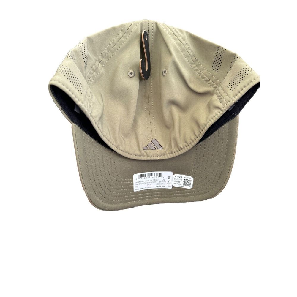 Adidas Mens Golf Fit Size L/XL Hat Olive Strata Green/Black NWT - Picture 2 of 6
